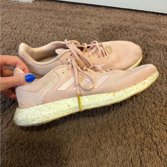 Adidas Pure boost 21 Blush Pink Running Sneakers Shoes Size 9 - Picture 3 of 10